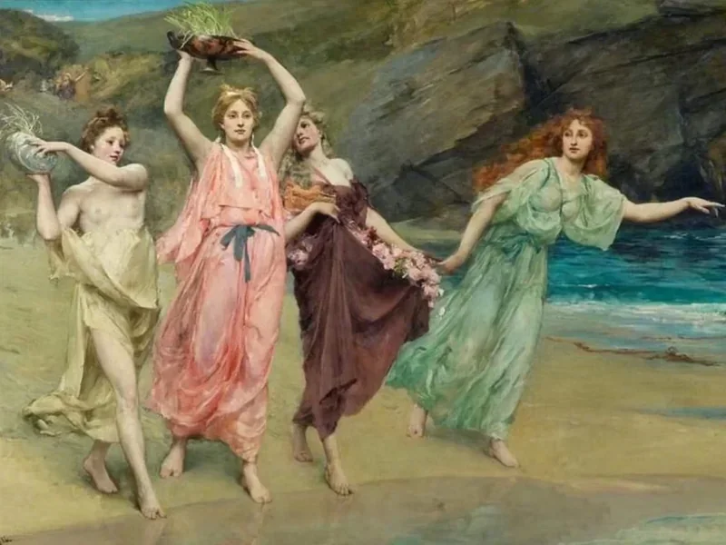 1849-John Reinhard Weguelin - I giardini di Adone, 1888